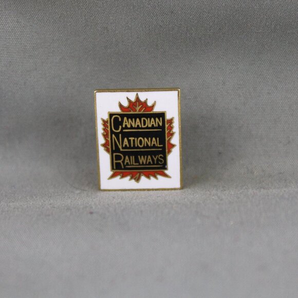 Vintage Railway Pin - Canadian National Railway - Inlaid Pin - Picture 1 of 3